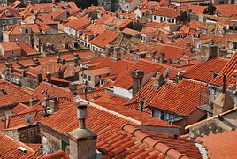 Arial picture of some houses