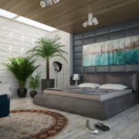 modern spacious bedroom