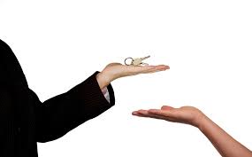 estate agent' selling a home