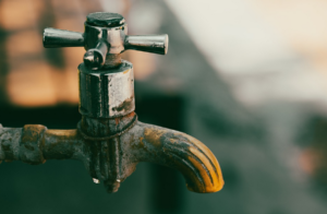rusty faucet